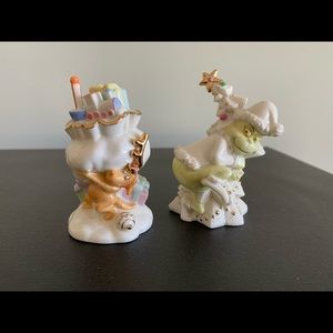 Vintage Lenox Grinch salt & pepper shakers (New)
